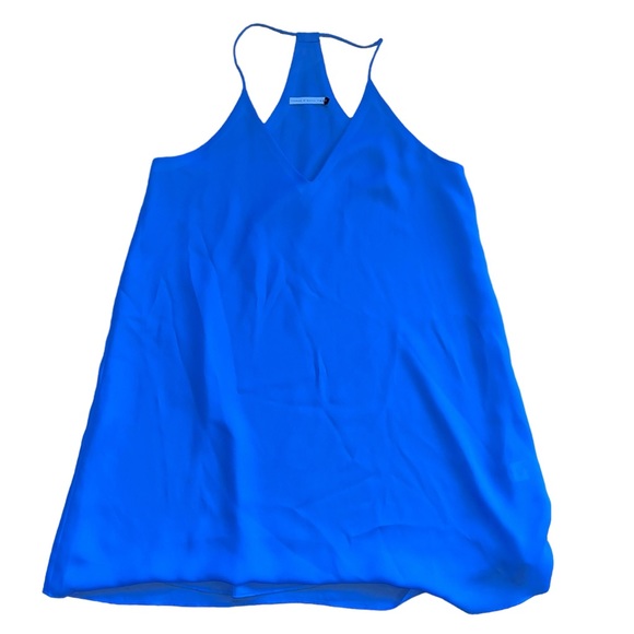 Three Eighty Two tanner mini slip dress in blue size medium - Picture 3 of 5
